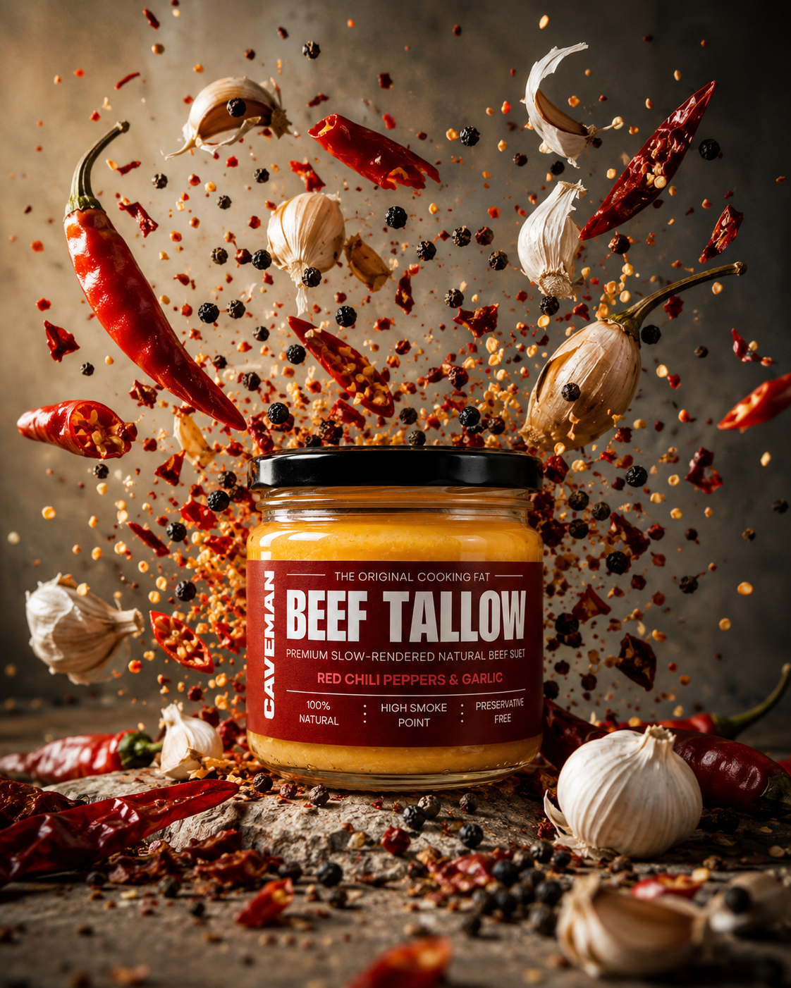 CHILI & GARLIC BEEF TALLOW